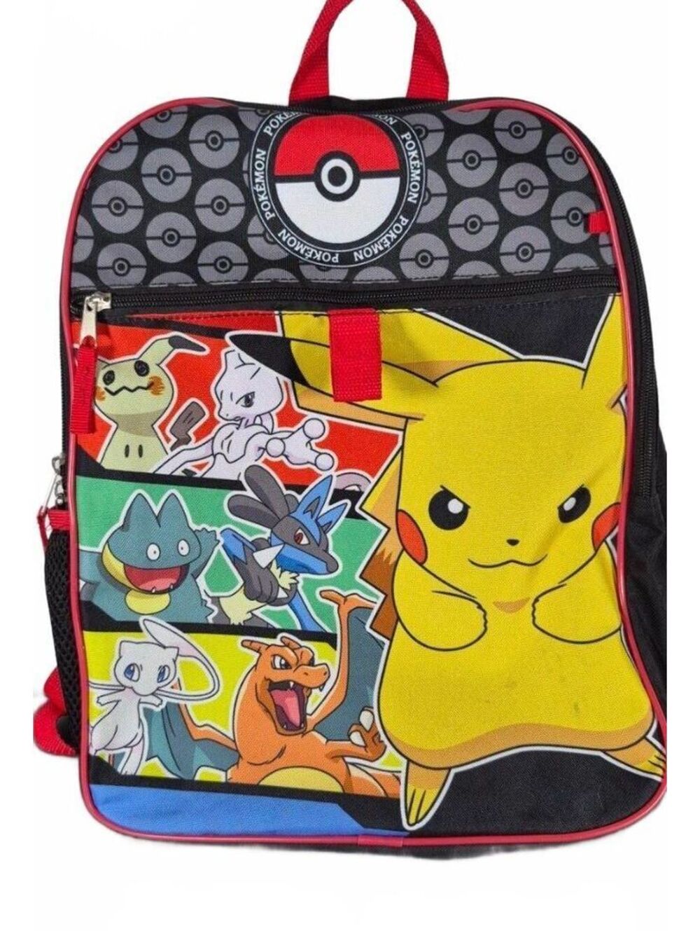 Pokémon Pikachu Charizard Mewtwo Lucario Backpack Bioworld